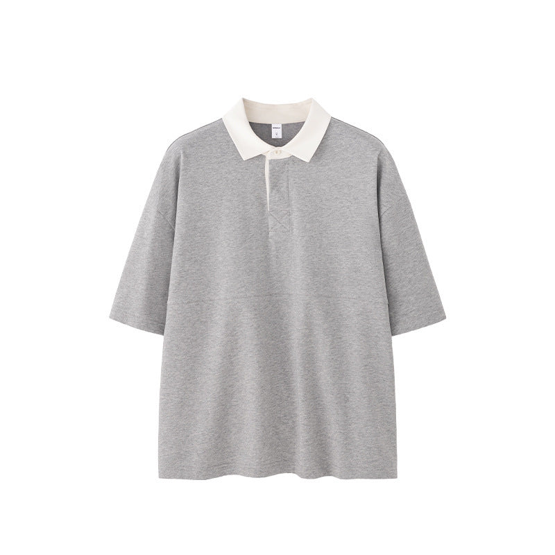 Contrast Color Polo T-Shirt