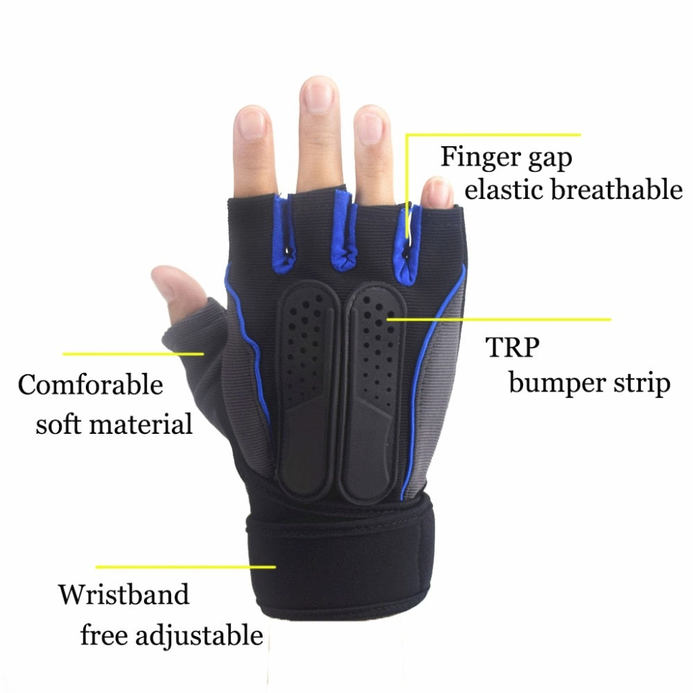 Weightlifting Gloves with Wrist Support for Men & Women