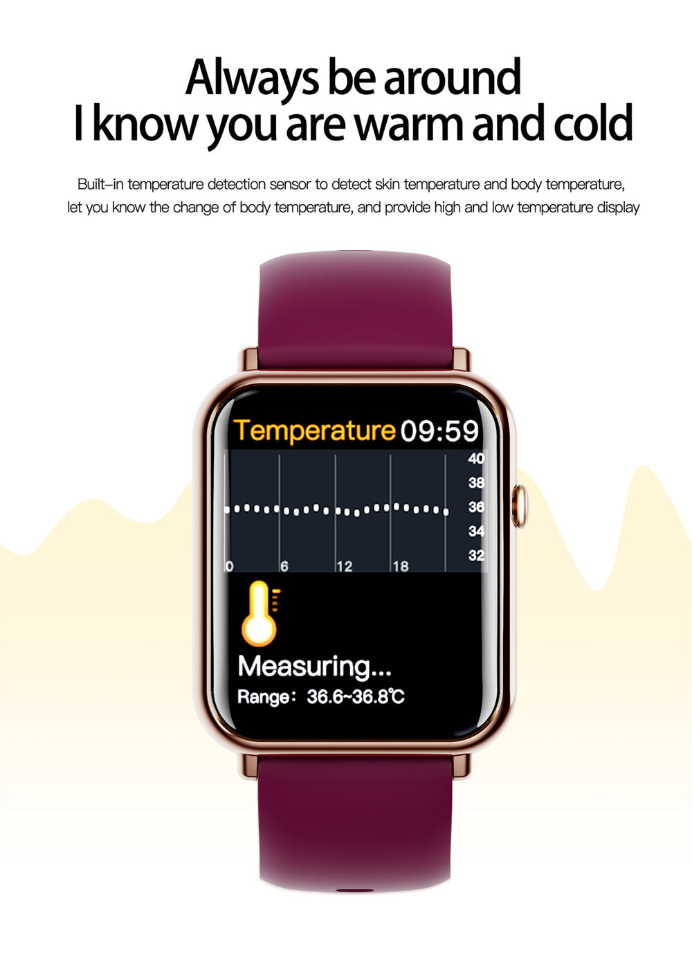 Smart Waterproof Bluetooth Watch