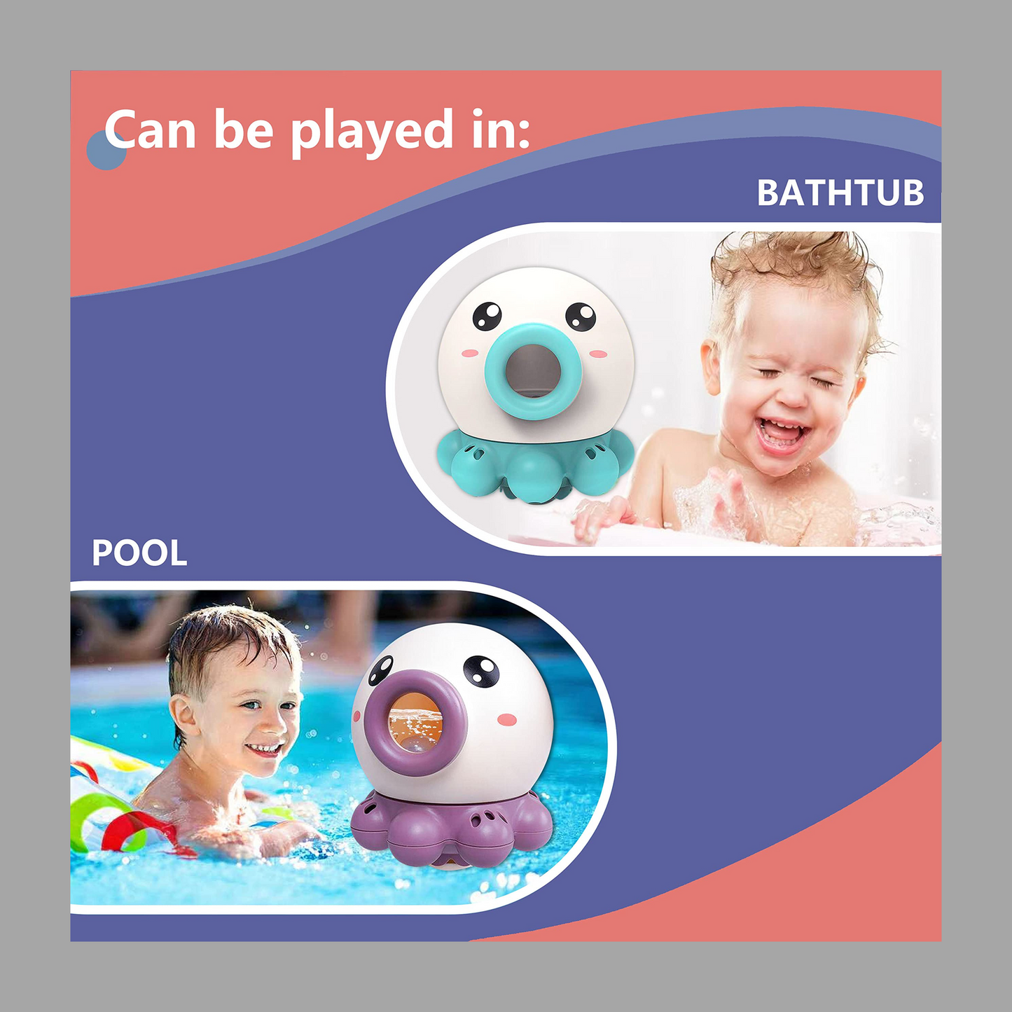 Octopus Water Sprinkler – Fun Bath & Pool Toy for Kids