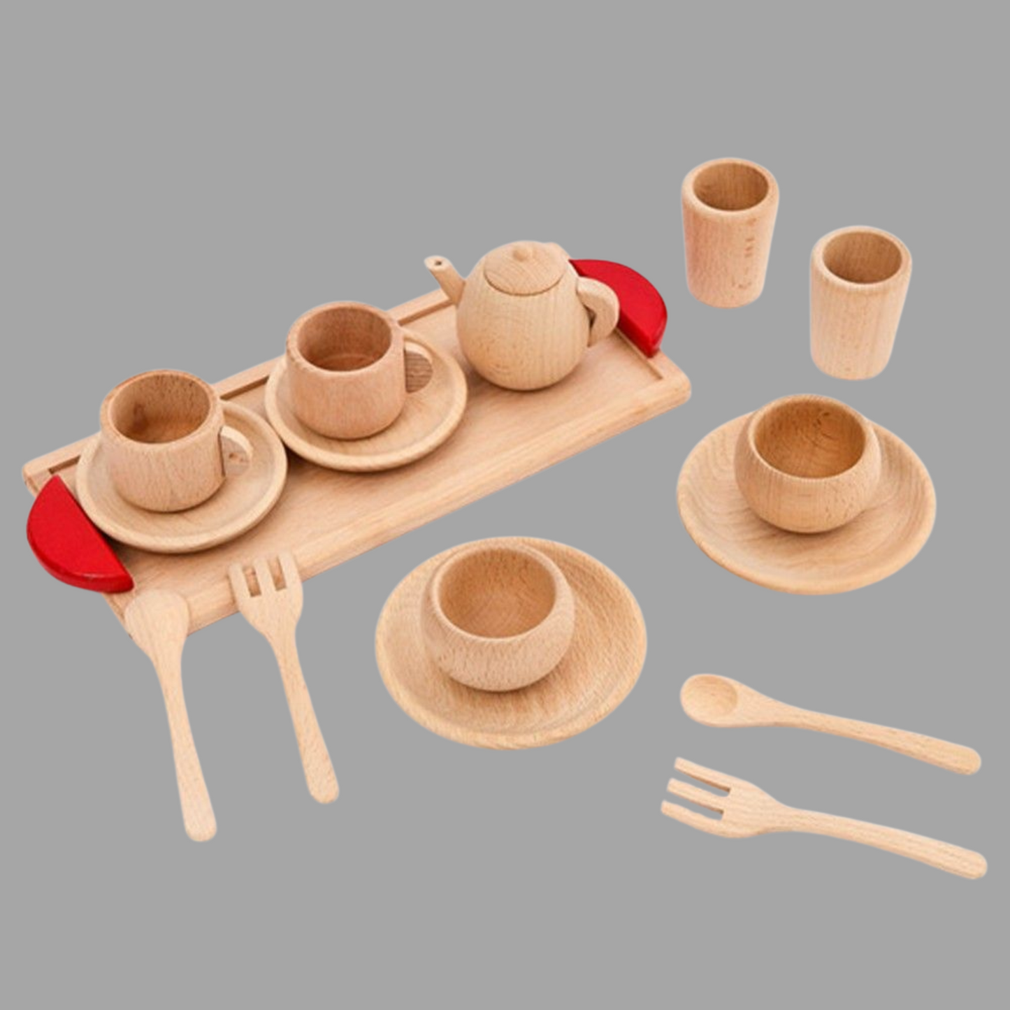 Mini Chef Wooden Kitchen Set