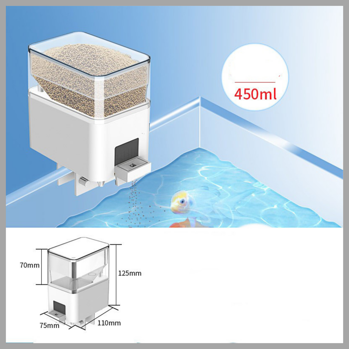 Wi-Fi Remote Intelligent Automatic Fish Feeder