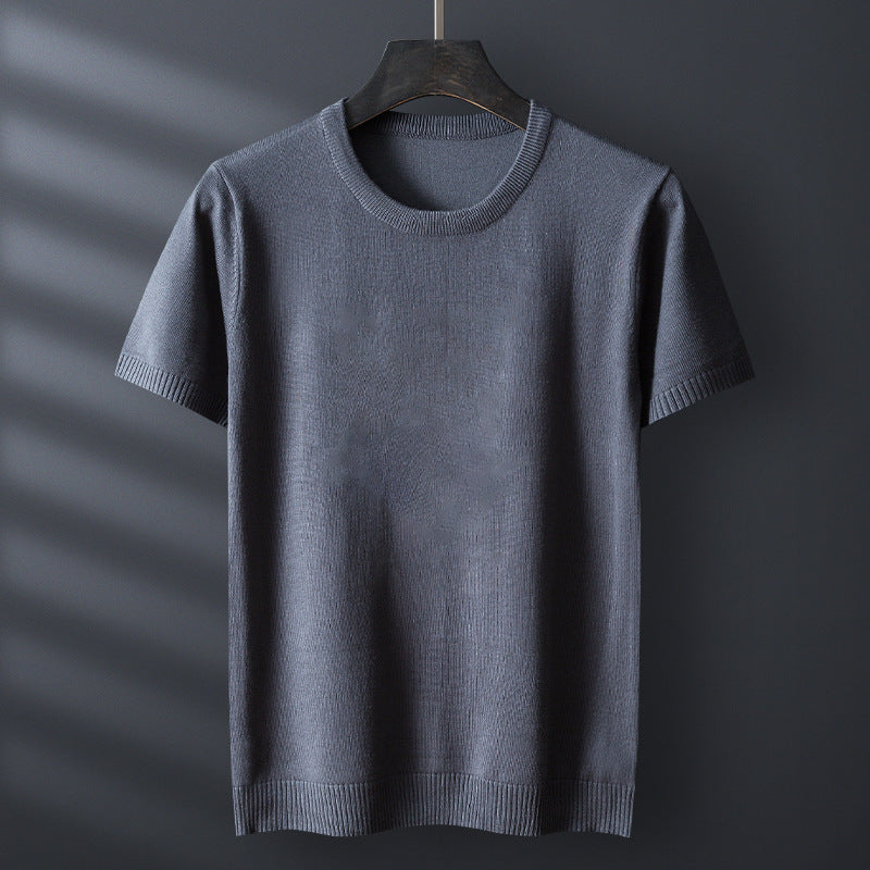 Men's Short Sleeve Pullover Sweater
