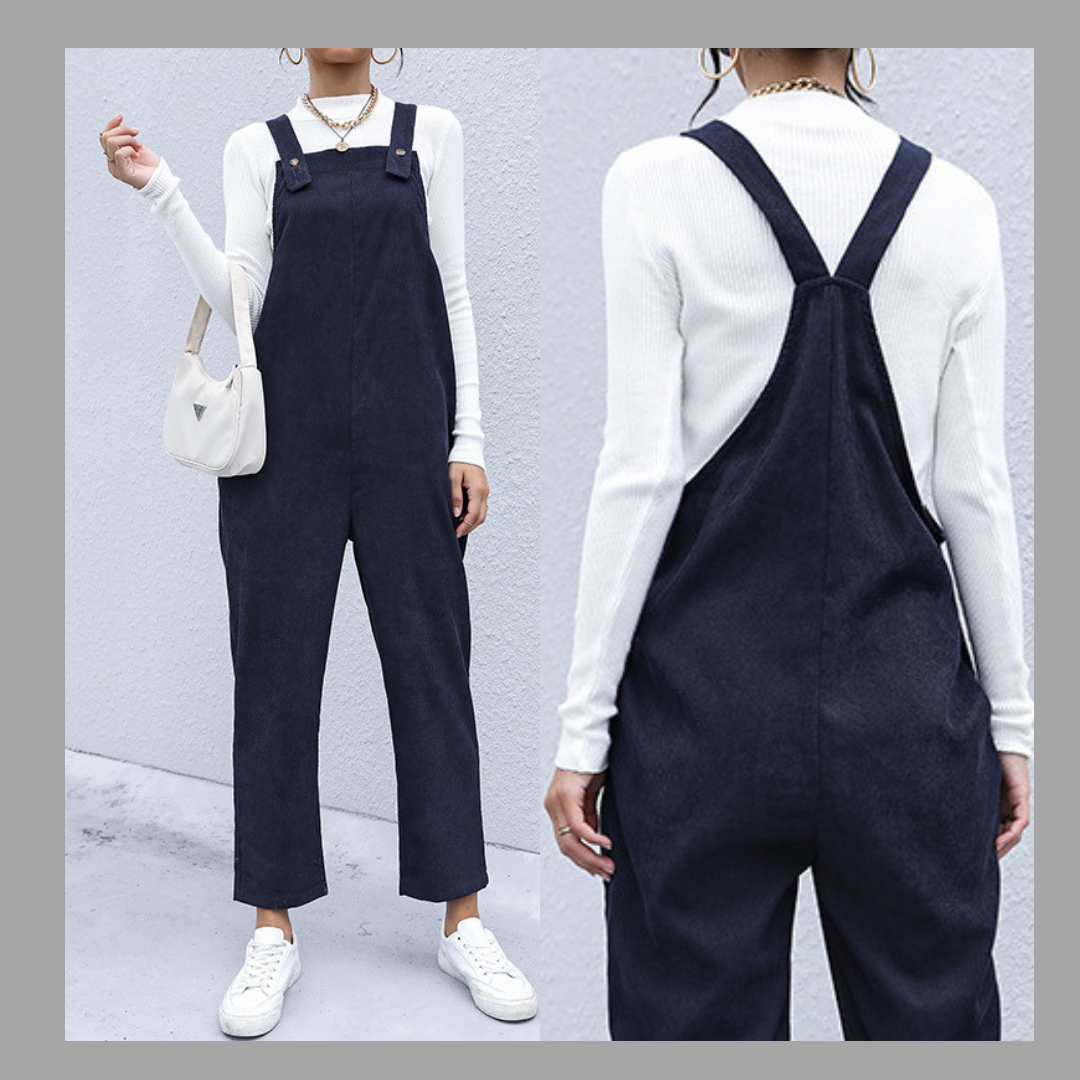 Women’s Corduroy Suspender Pants