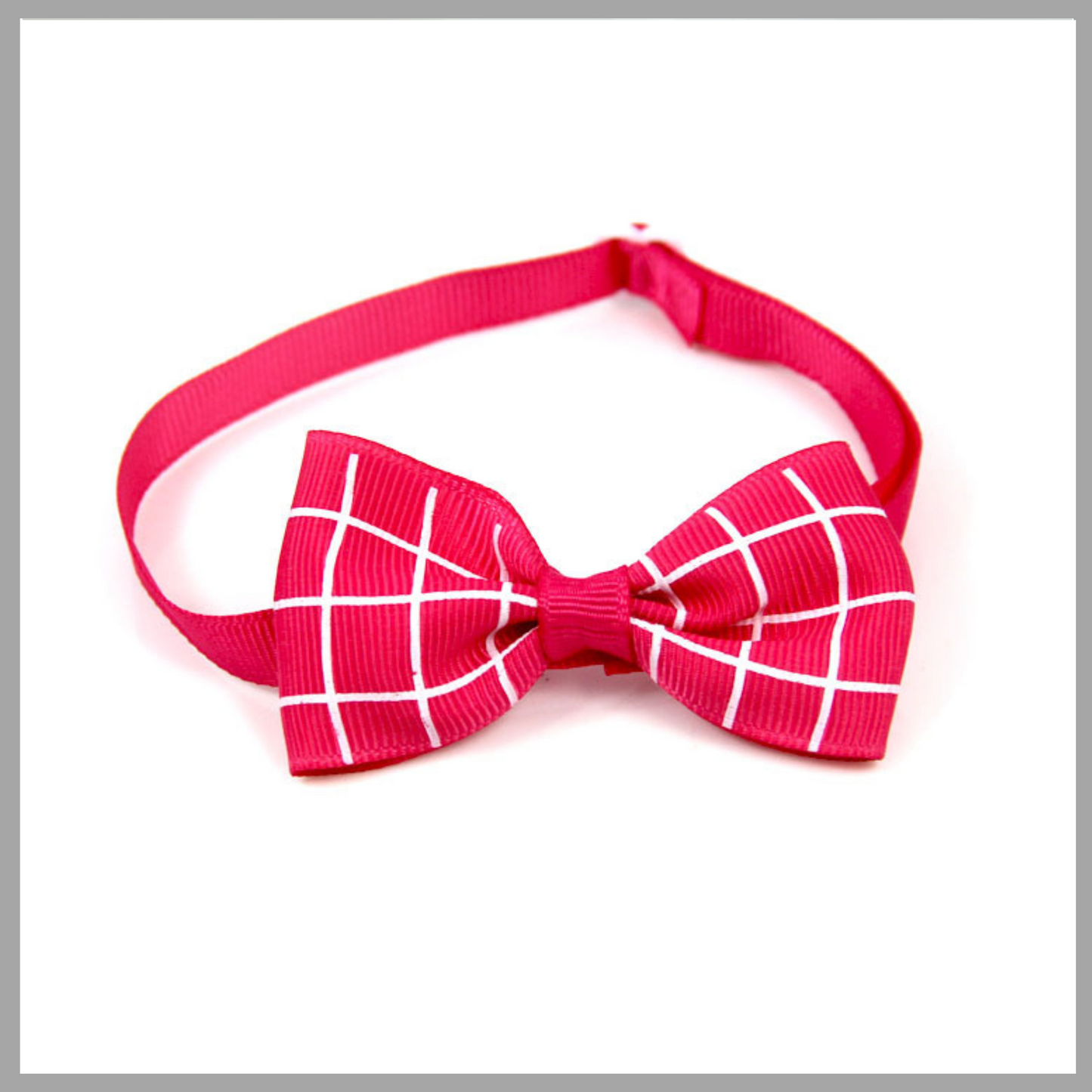Plaid Pet Tie Scarf – Stylish Bow Tie Accessory for Cats & Dogs