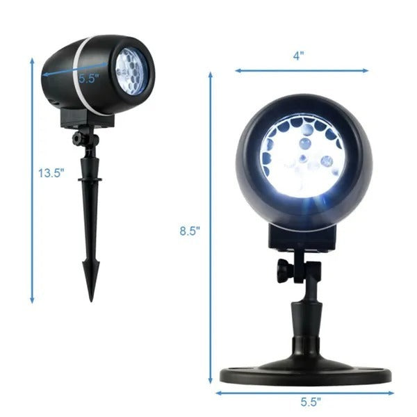 Christmas Snowflake Projector Light β Waterproof LED Outdoor Decoration with Remote & Timer