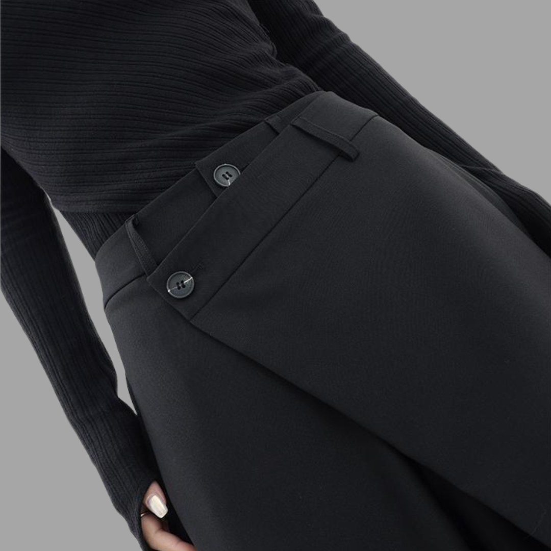 Women's Irregular Wide-Leg Pants
