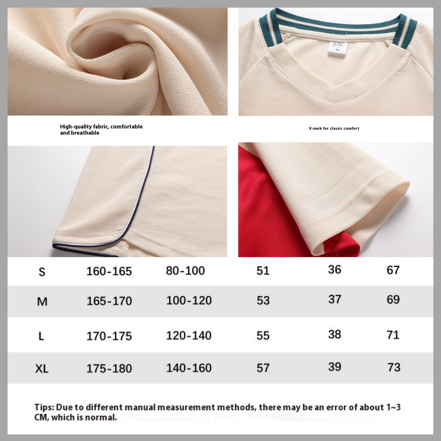 Lightweight Breathable Loose-Fit Casual T-Shirt