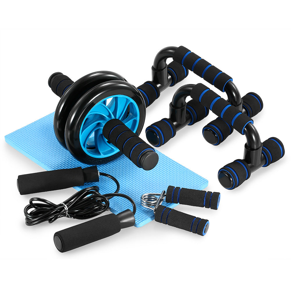 Gym Fitness Muscle Trainer Wheel Roller Kit – Abdominal Roller for Core Strength & Toning