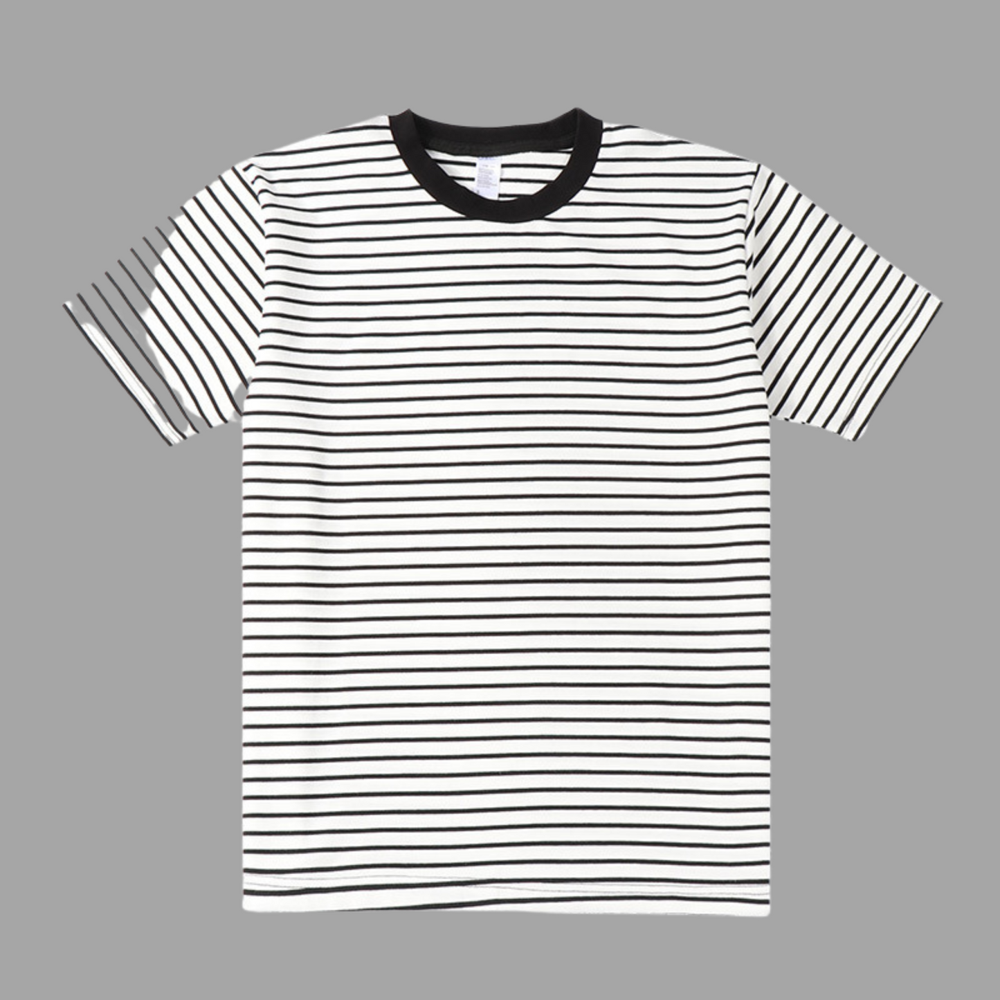 Striped Short Sleeve T-Shirt – Casual Slim Fit & Versatile Top