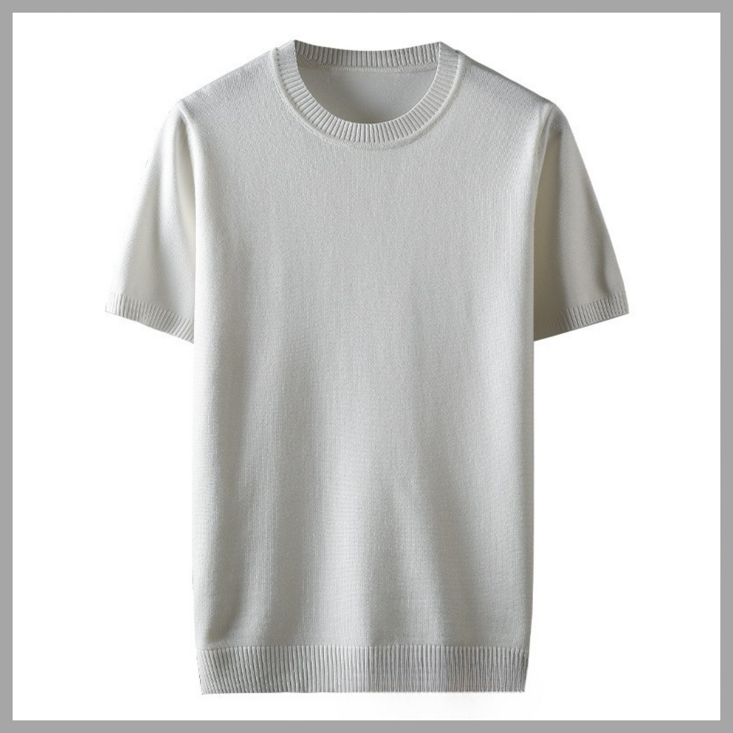 Men's Short Sleeve Pullover Sweater