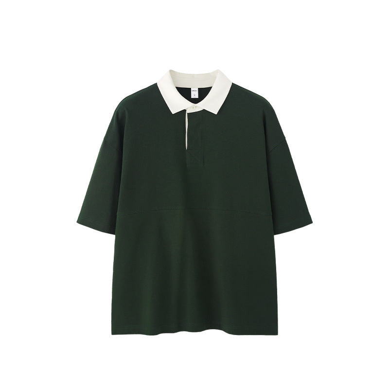 Contrast Color Polo T-Shirt