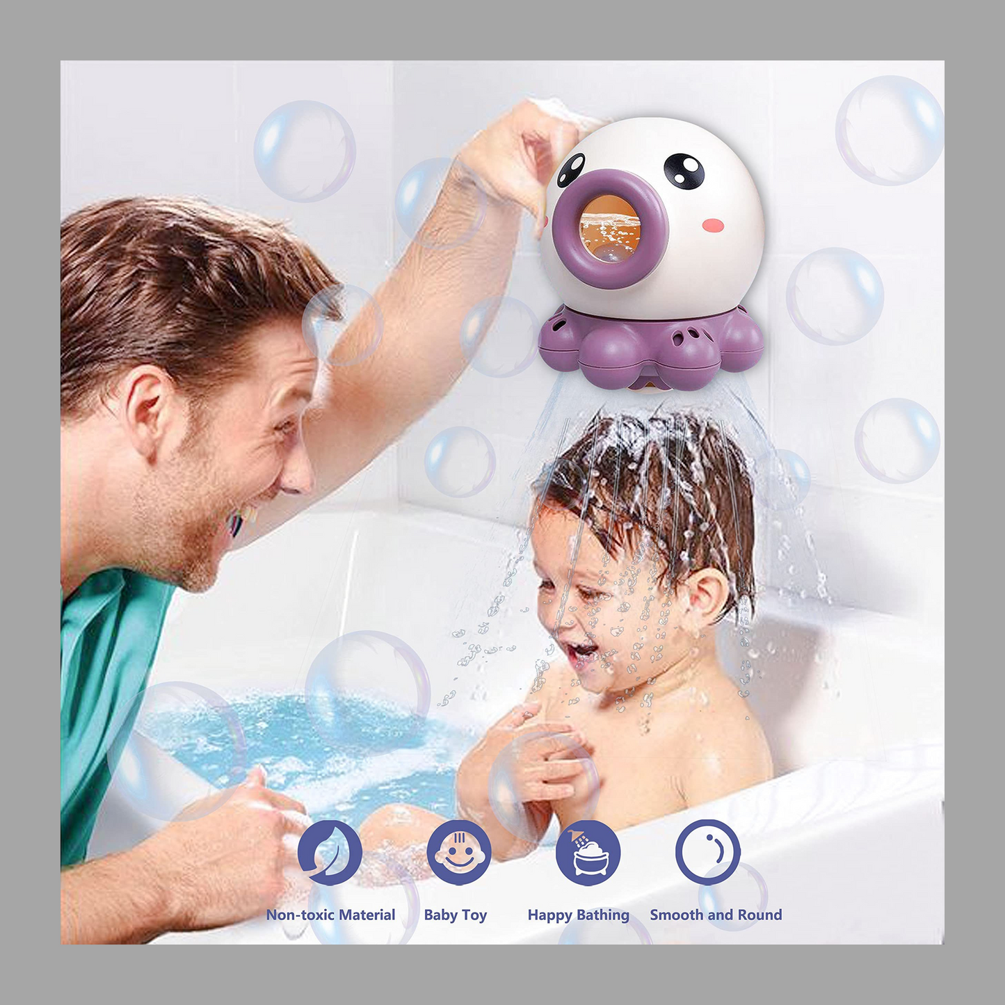 Octopus Water Sprinkler – Fun Bath & Pool Toy for Kids