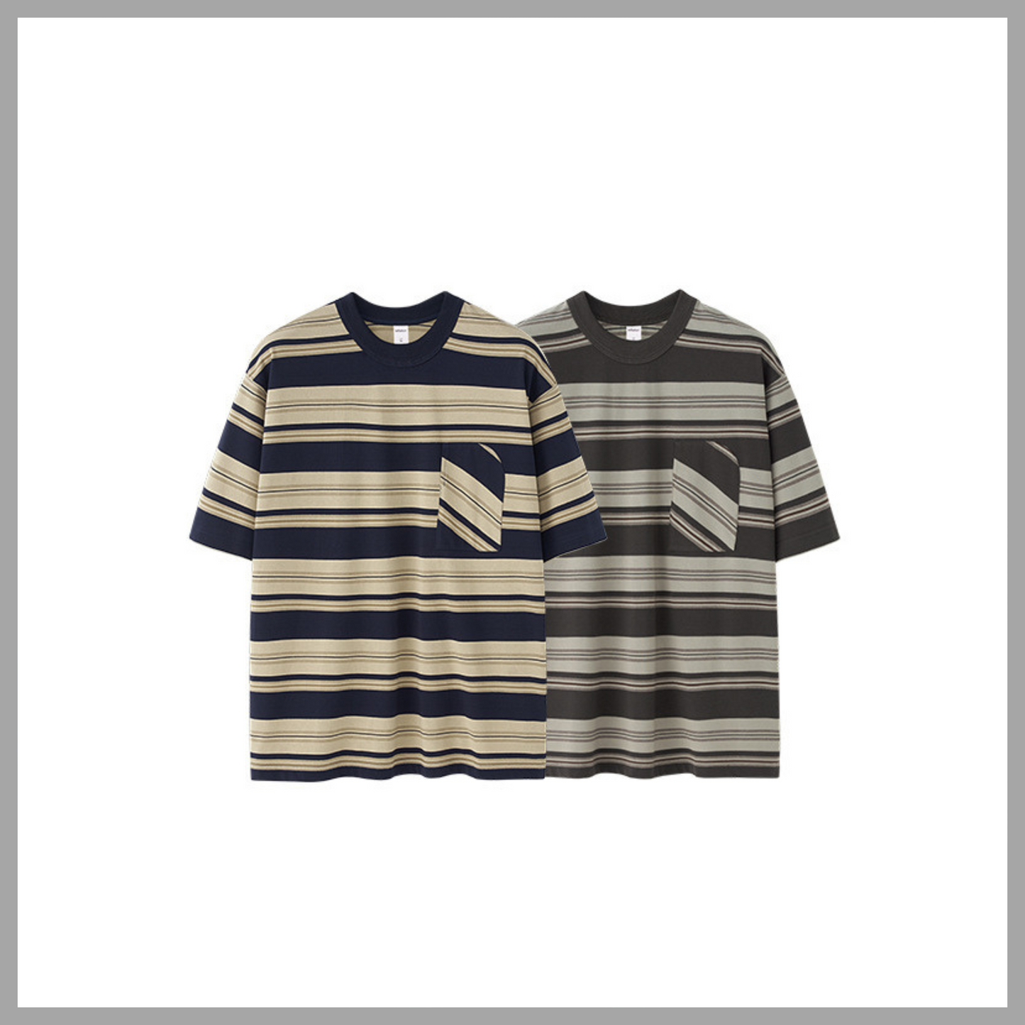 Striped Pocket T-shirt