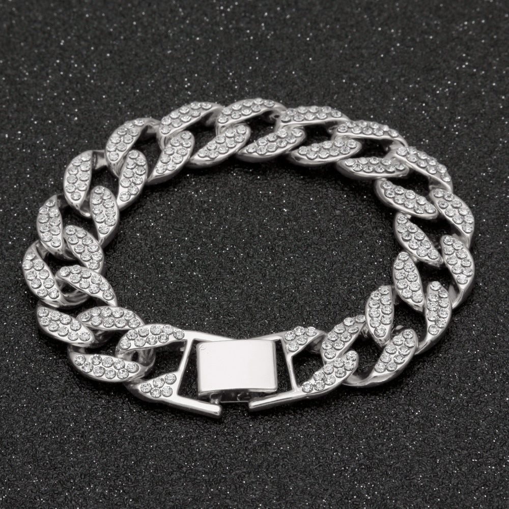 Full Cuban Diamond Bracelet for Men