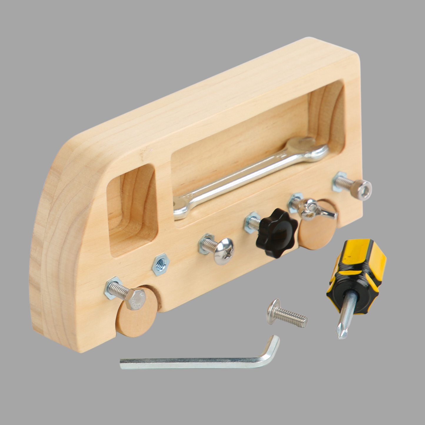 MindTwist Wooden Screw Puzzle