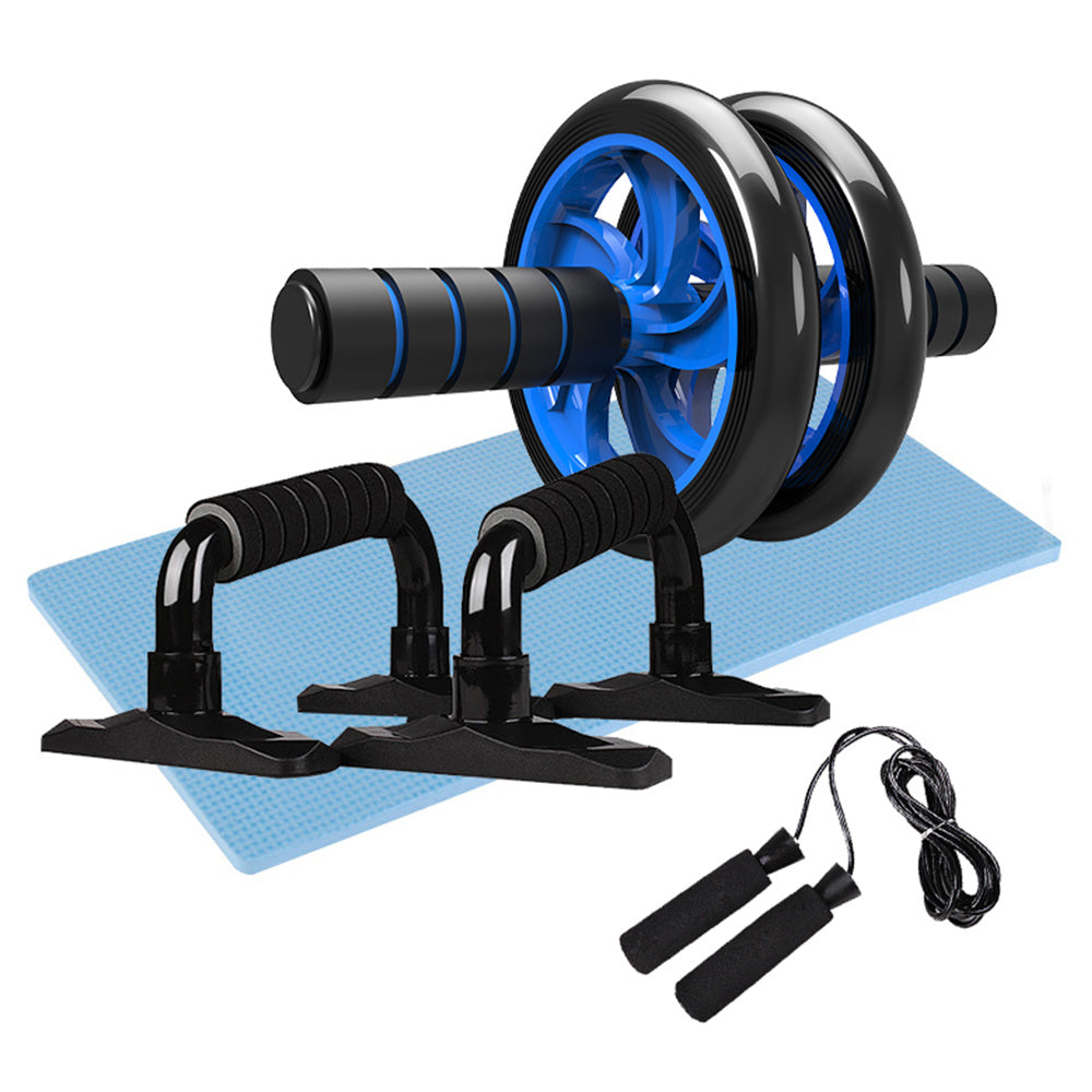 Gym Fitness Muscle Trainer Wheel Roller Kit – Abdominal Roller for Core Strength & Toning