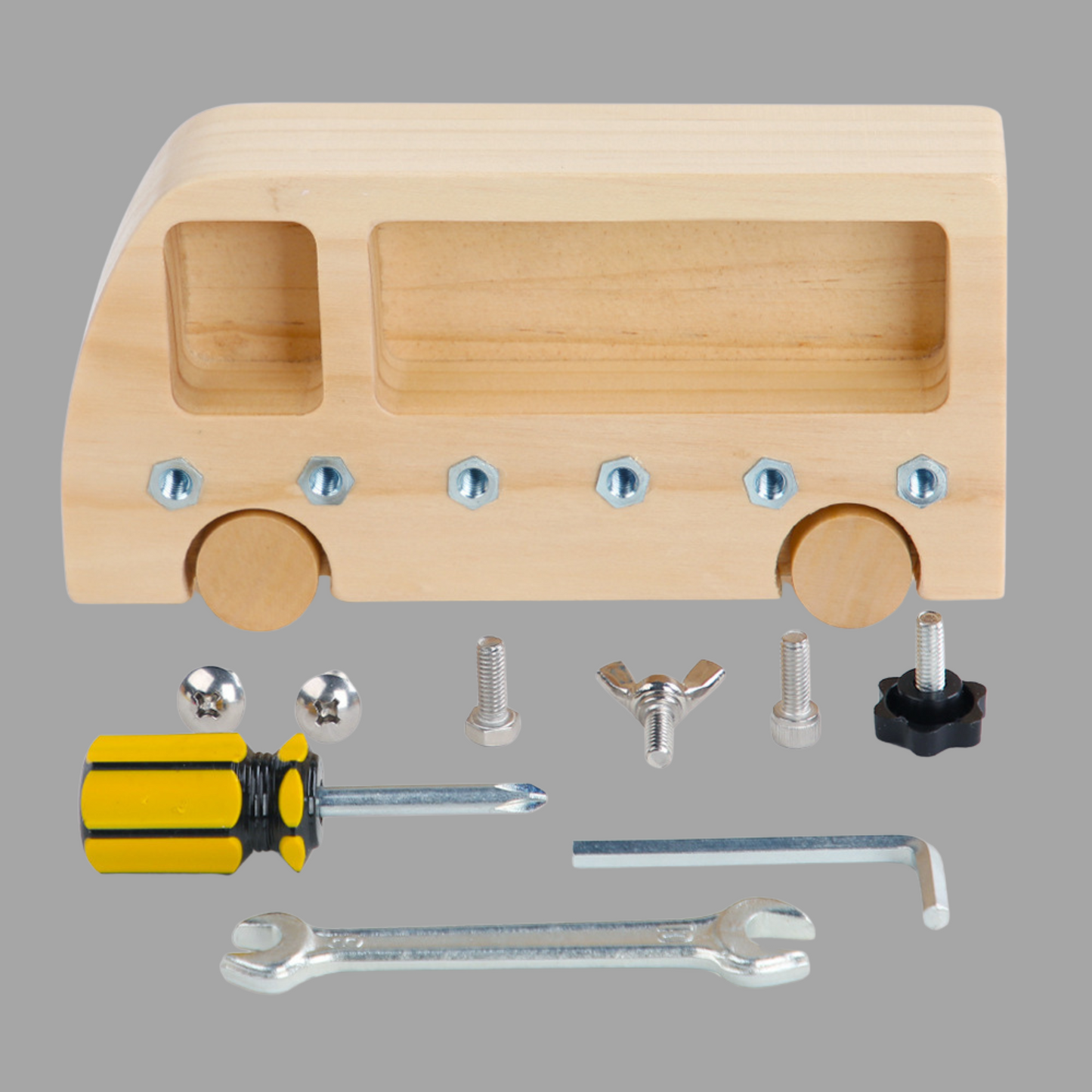 MindTwist Wooden Screw Puzzle