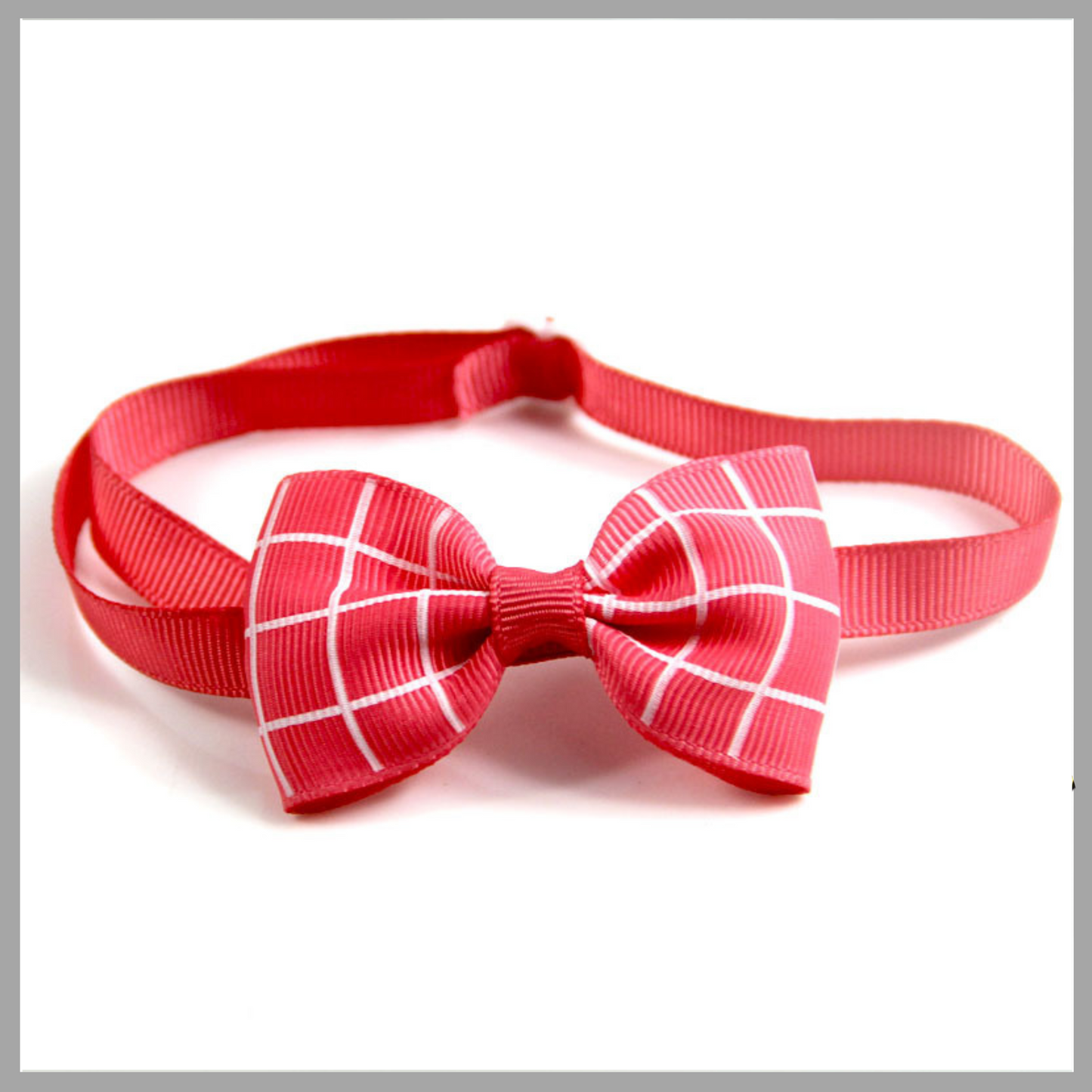Plaid Pet Tie Scarf – Stylish Bow Tie Accessory for Cats & Dogs