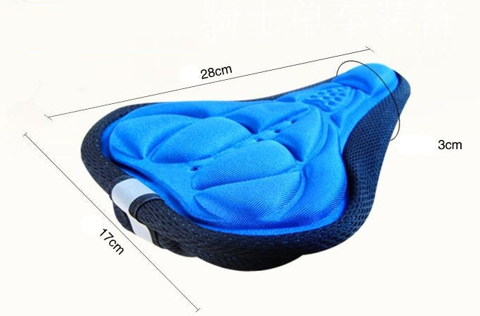 Ergonomic Bicycle Seat Cover with Silicone Gel