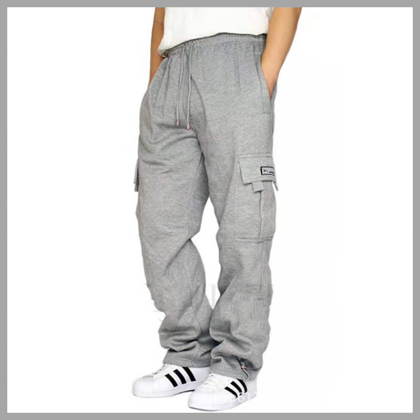 Elastic Waist Jogger Sweatpants