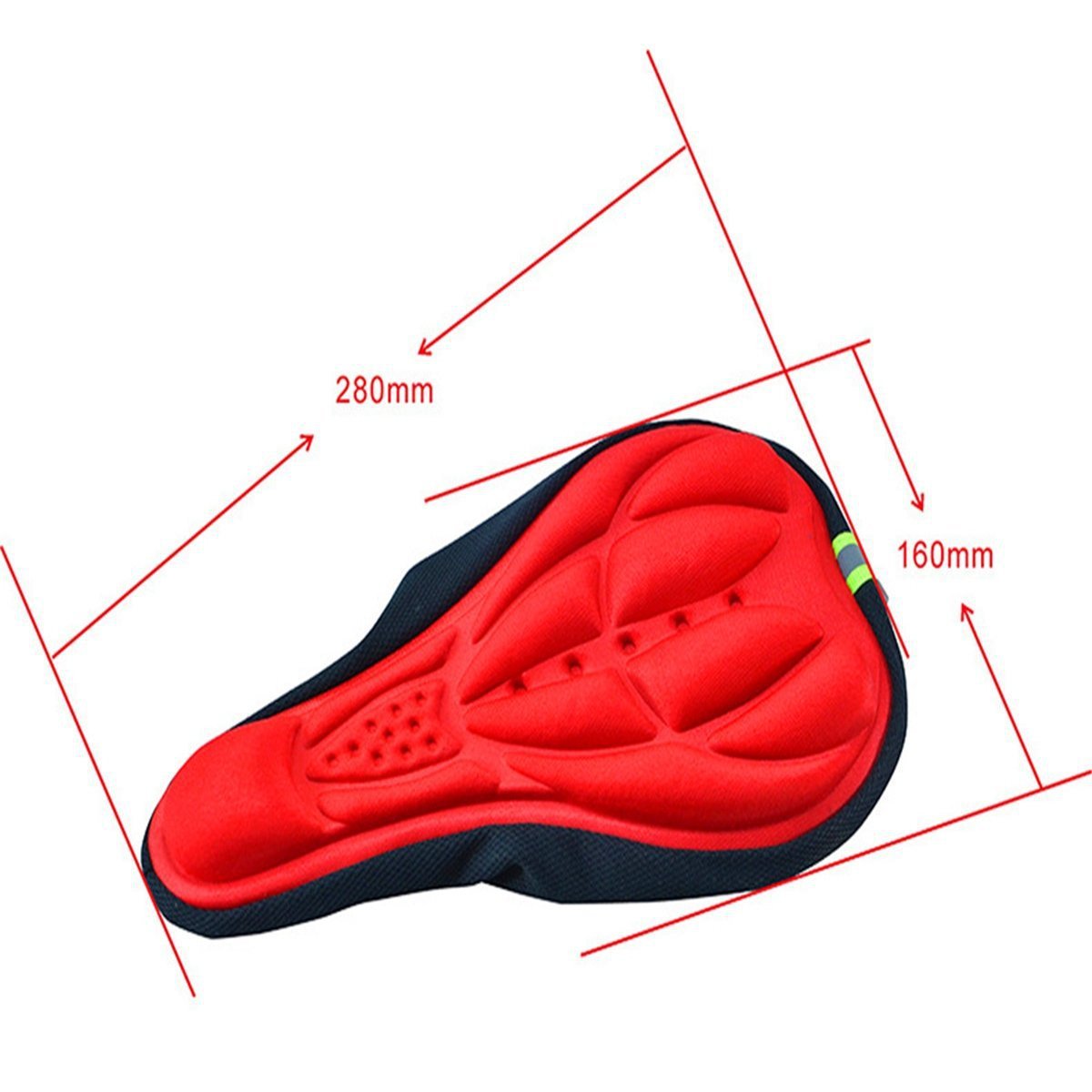 Ergonomic Bicycle Seat Cover with Silicone Gel