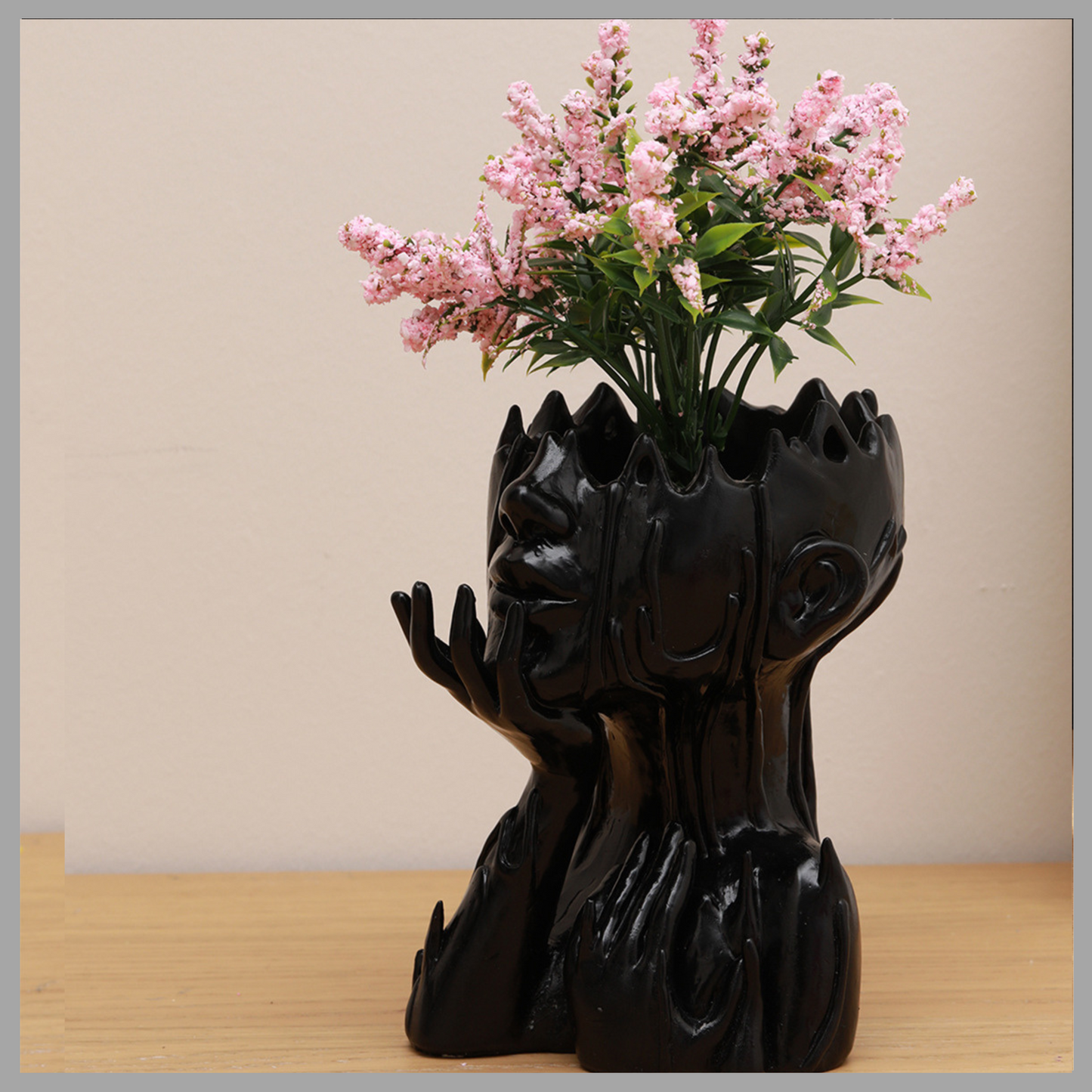 Resin Goddess Head Flower Pot