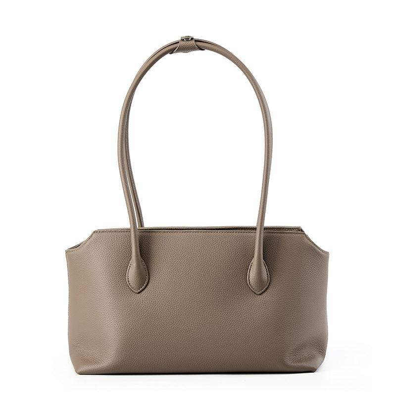 One-Shoulder Genuine Leather Bag