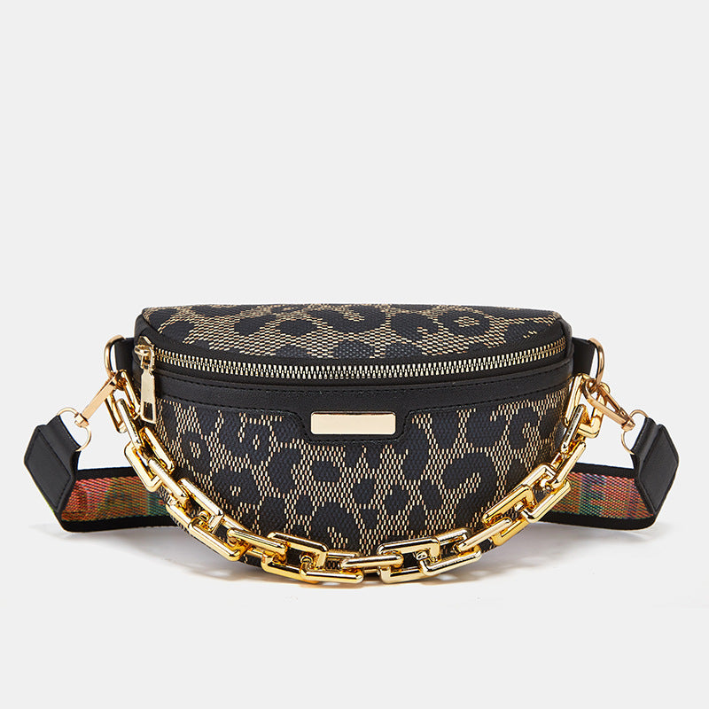 Print Belt & Crossbody Shoulder Bag