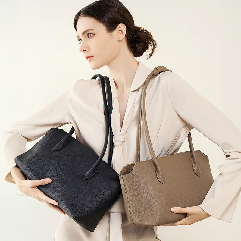 One-Shoulder Genuine Leather Bag