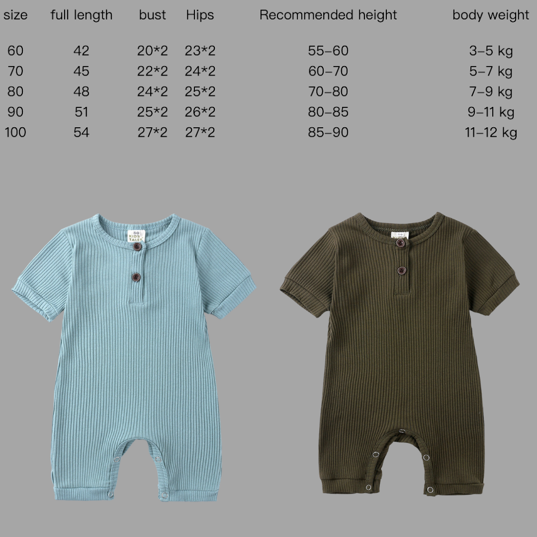 Baby Striped Crawling Bodysuit