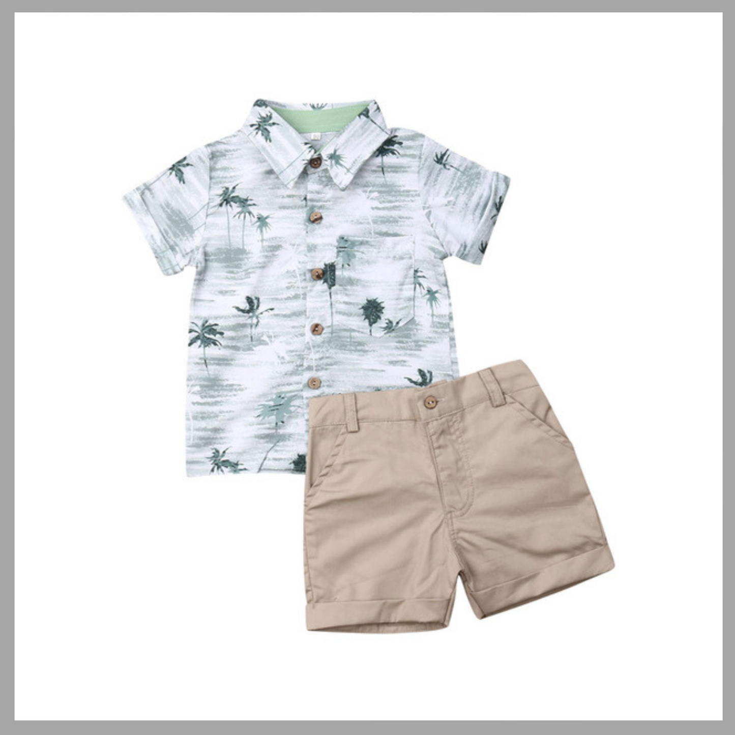 Boys' T-Shirt and Shorts Set – Casual Cotton Blend Kids' Outfit for Boys