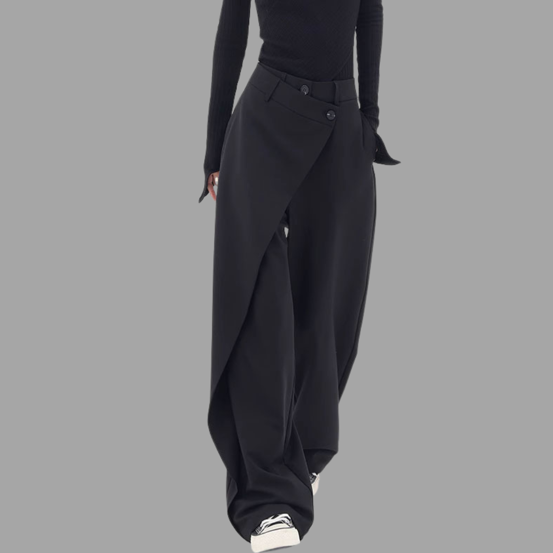 Women's Irregular Wide-Leg Pants