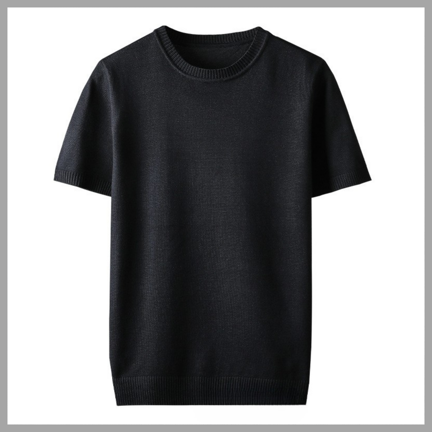 Men's Short Sleeve Pullover Sweater