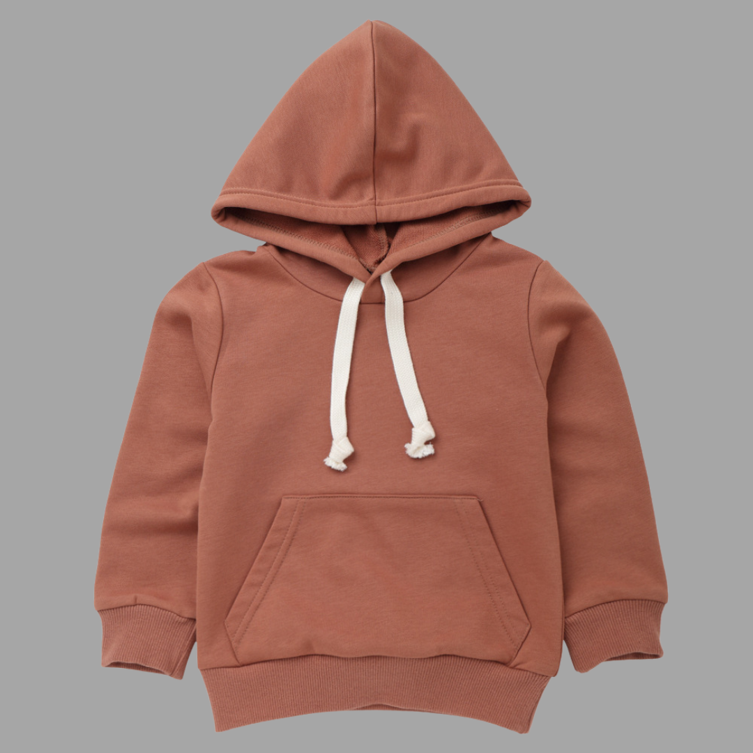 Kids Long-Sleeved Hooded Sweater