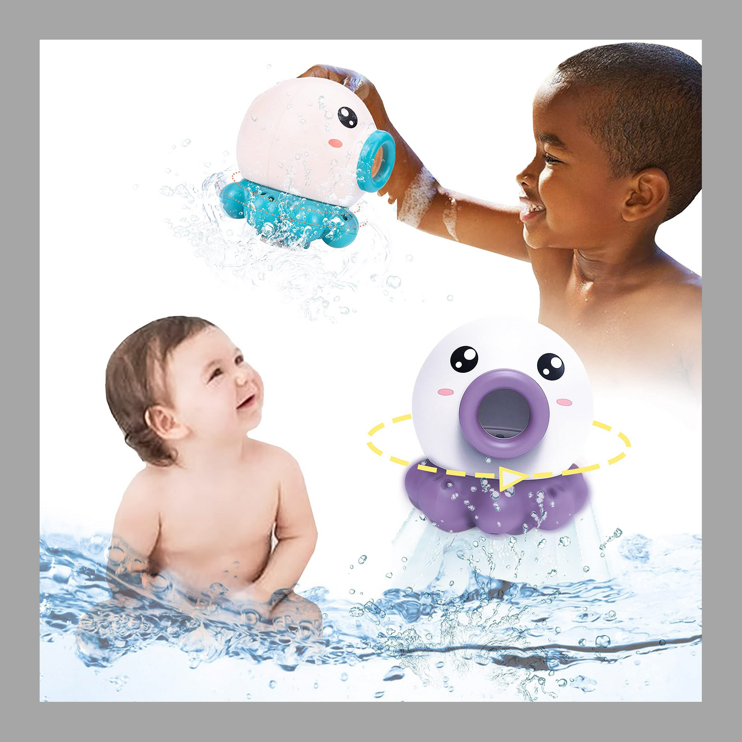 Octopus Water Sprinkler – Fun Bath & Pool Toy for Kids
