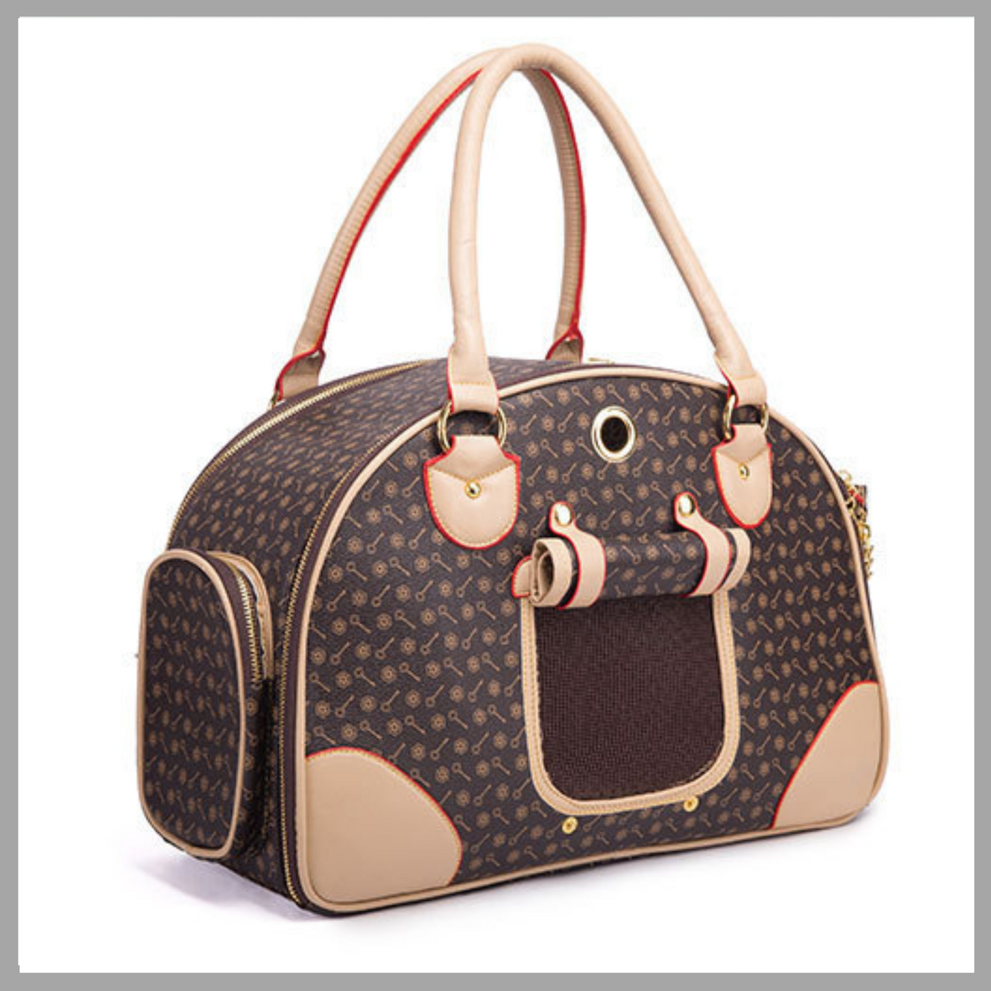 Anti-Squeeze Pet Travel Bag - Dog & Cat Carrier for Small Pets
