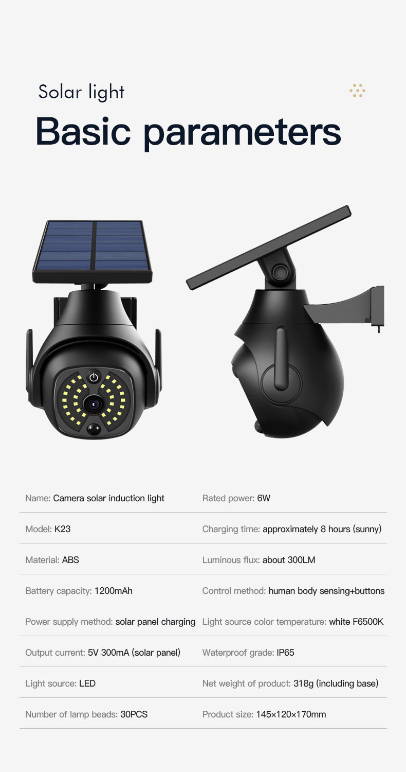 Solar Powered Outdoor Motion Sensor Lights