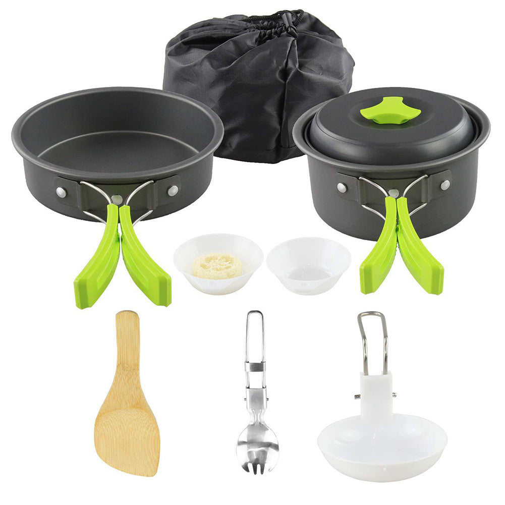Camping Cookware Set – Aluminum Outdoor Cooking Kit