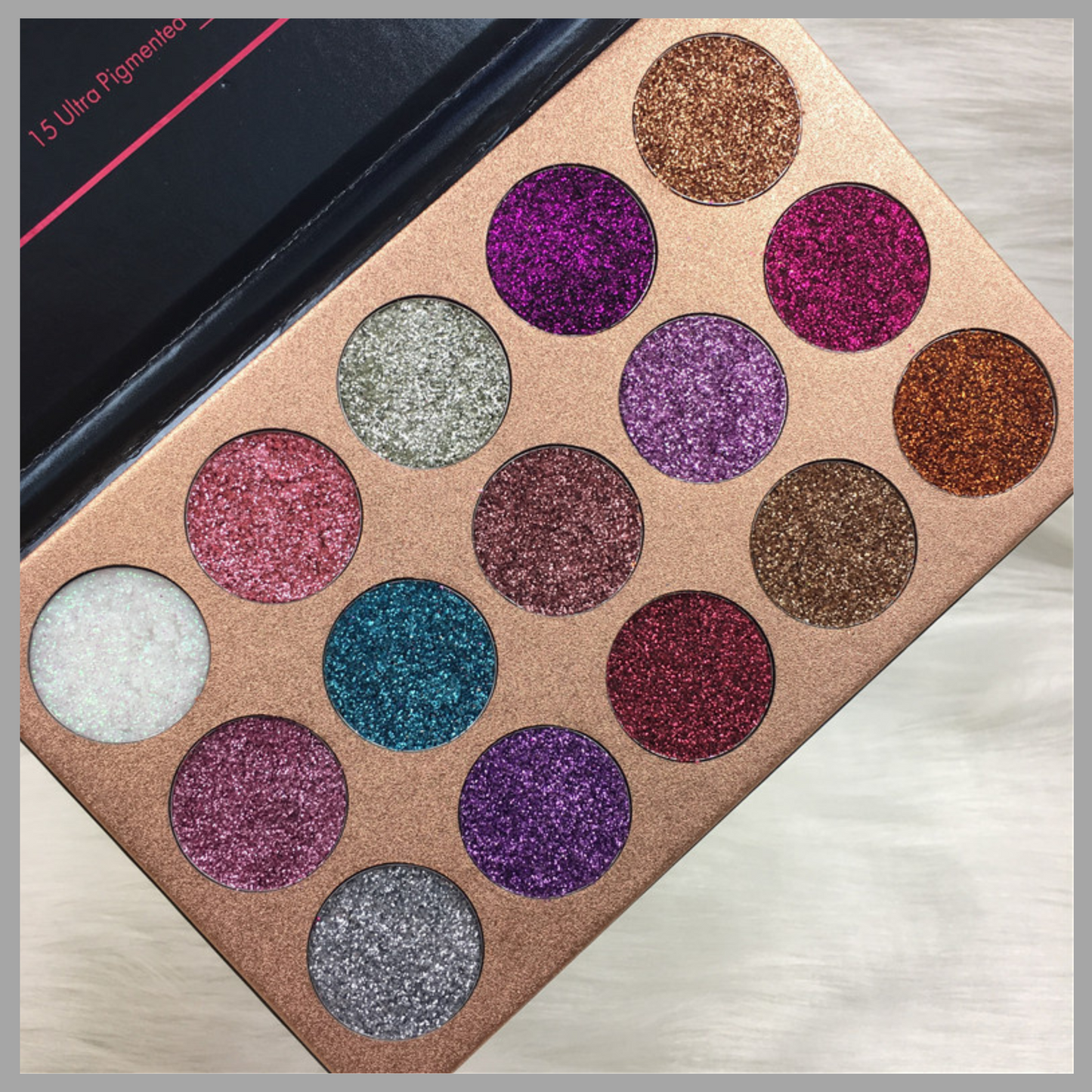 Beauty Glazed 15-Color Sequin Eyeshadow Palette