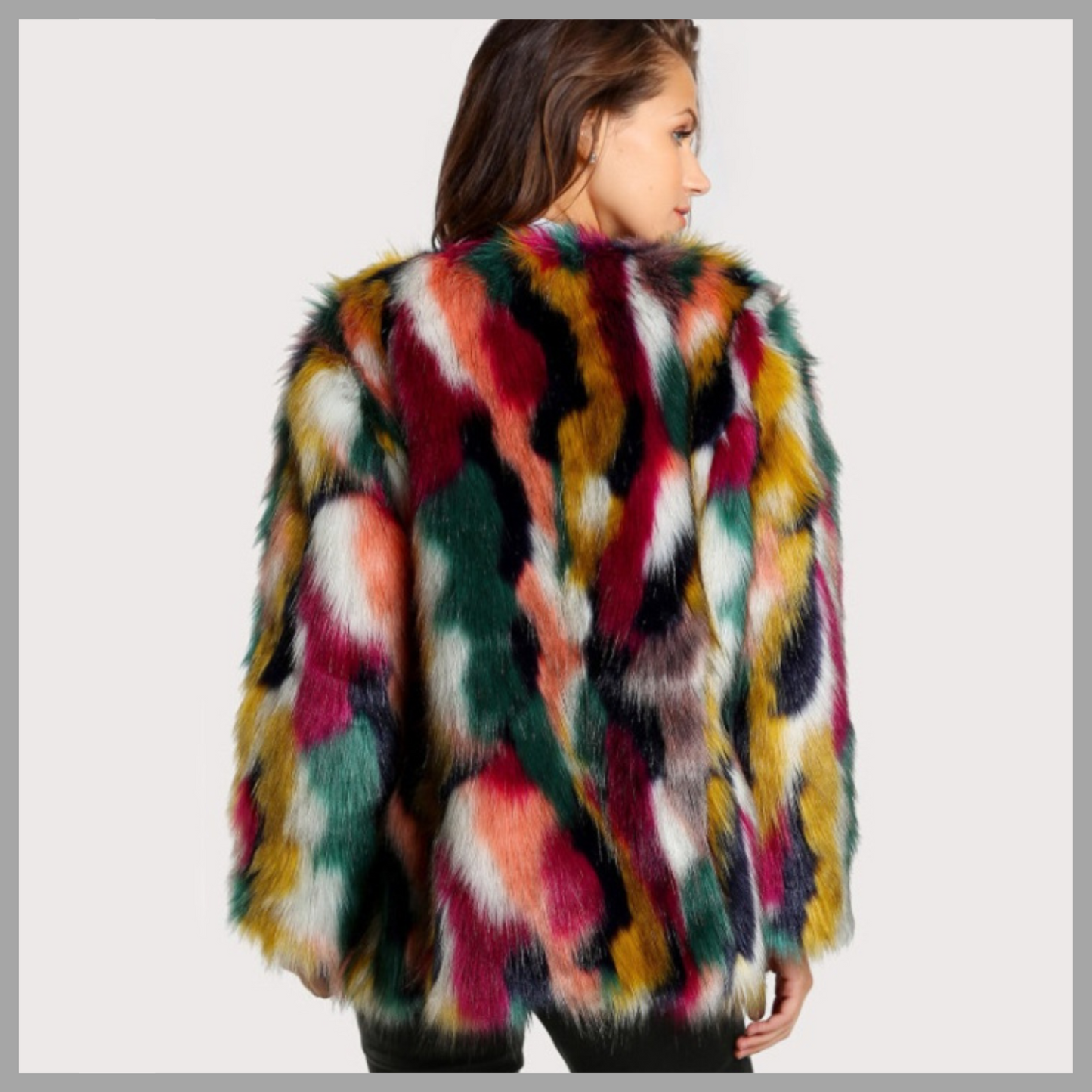 Elegant Women's Faux Fur Coat