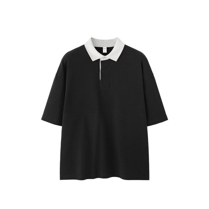 Contrast Color Polo T-Shirt