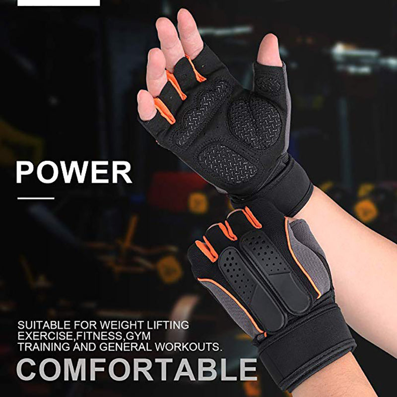 Weightlifting Gloves with Wrist Support for Men & Women