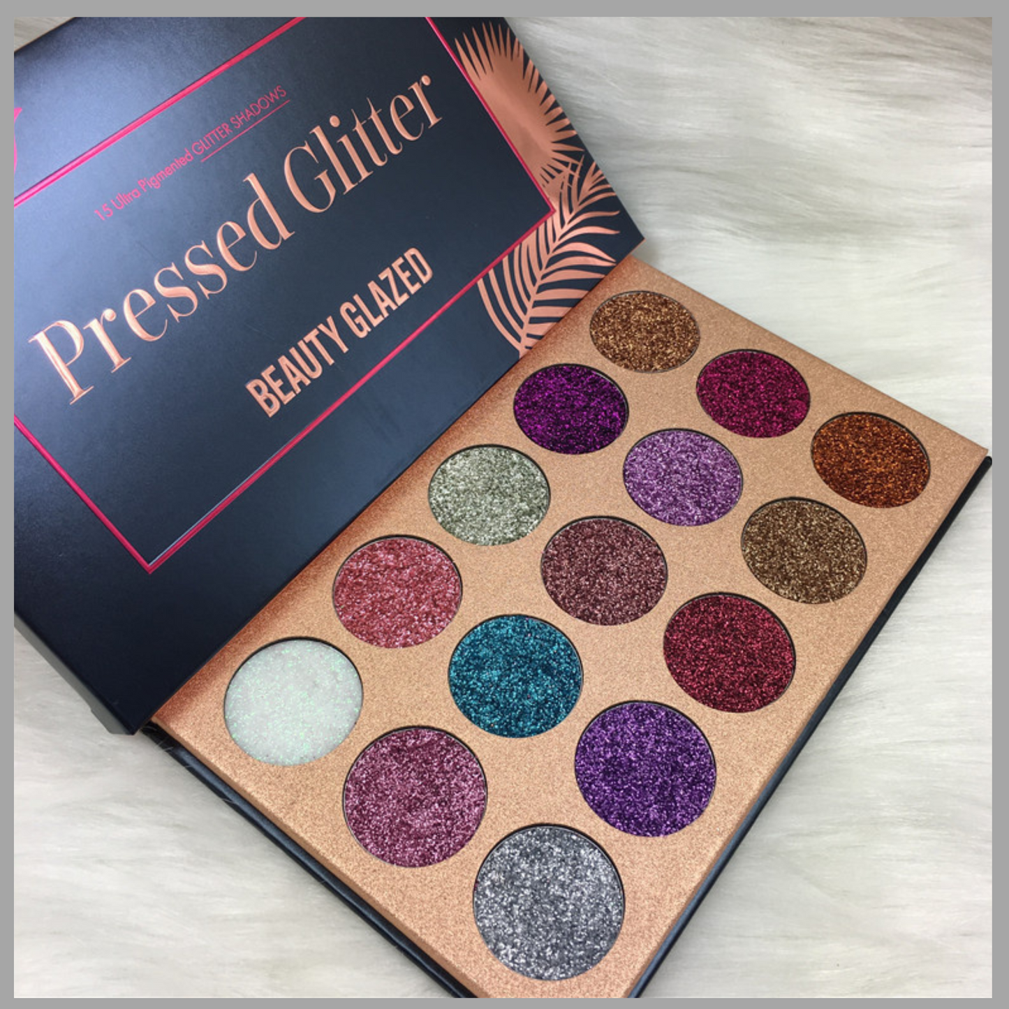 Beauty Glazed 15-Color Sequin Eyeshadow Palette