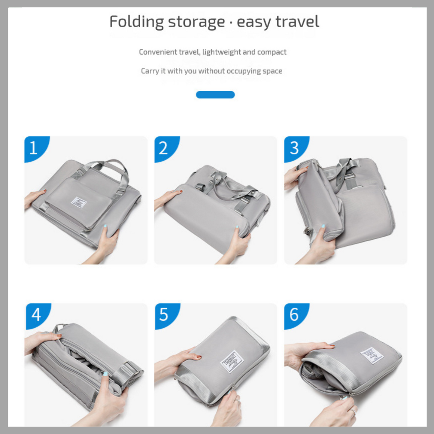 Versatile Folding Travel Bag