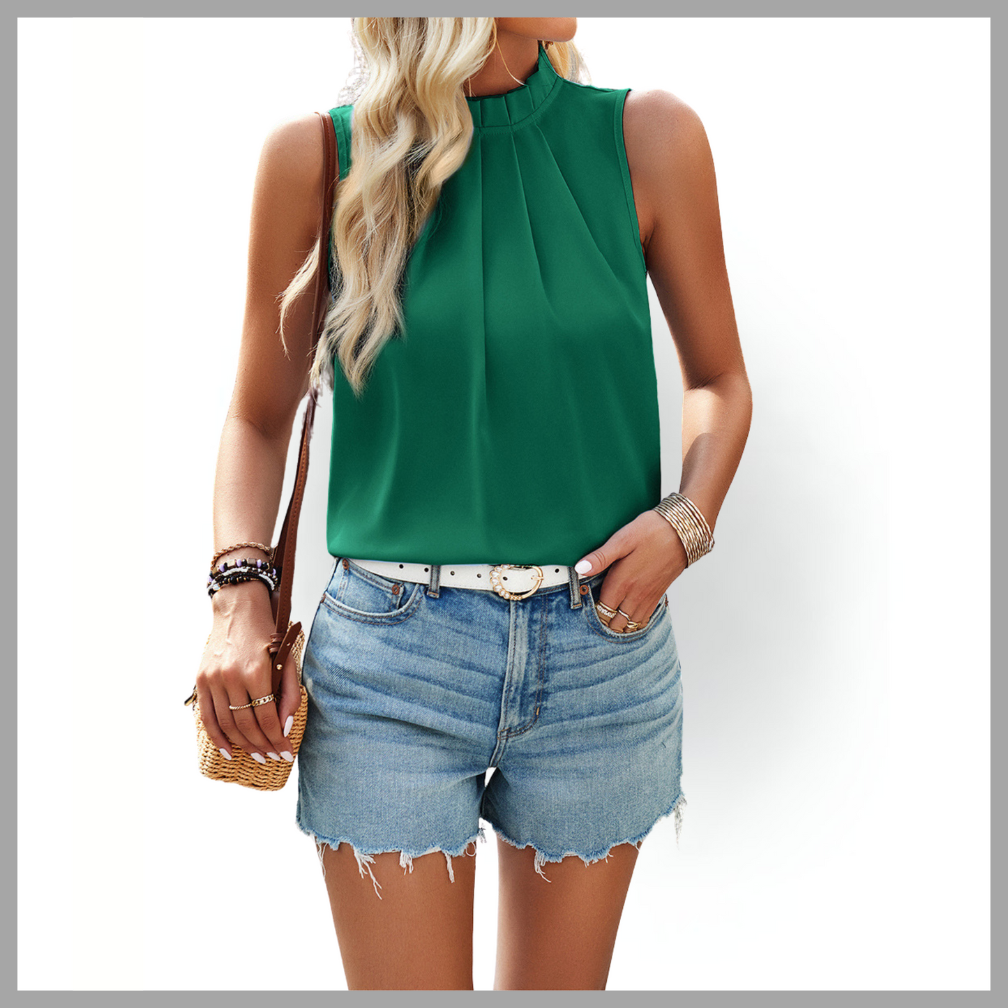 Elegant Sleeveless Top