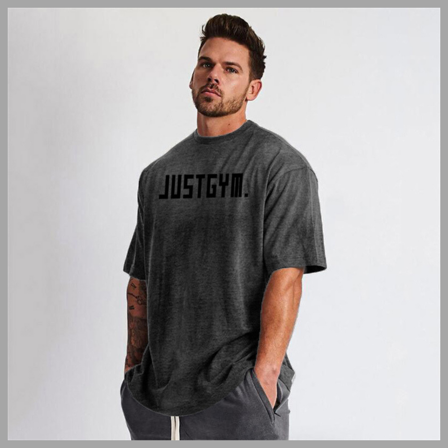 Men's Loose Fit Workout T-shirt