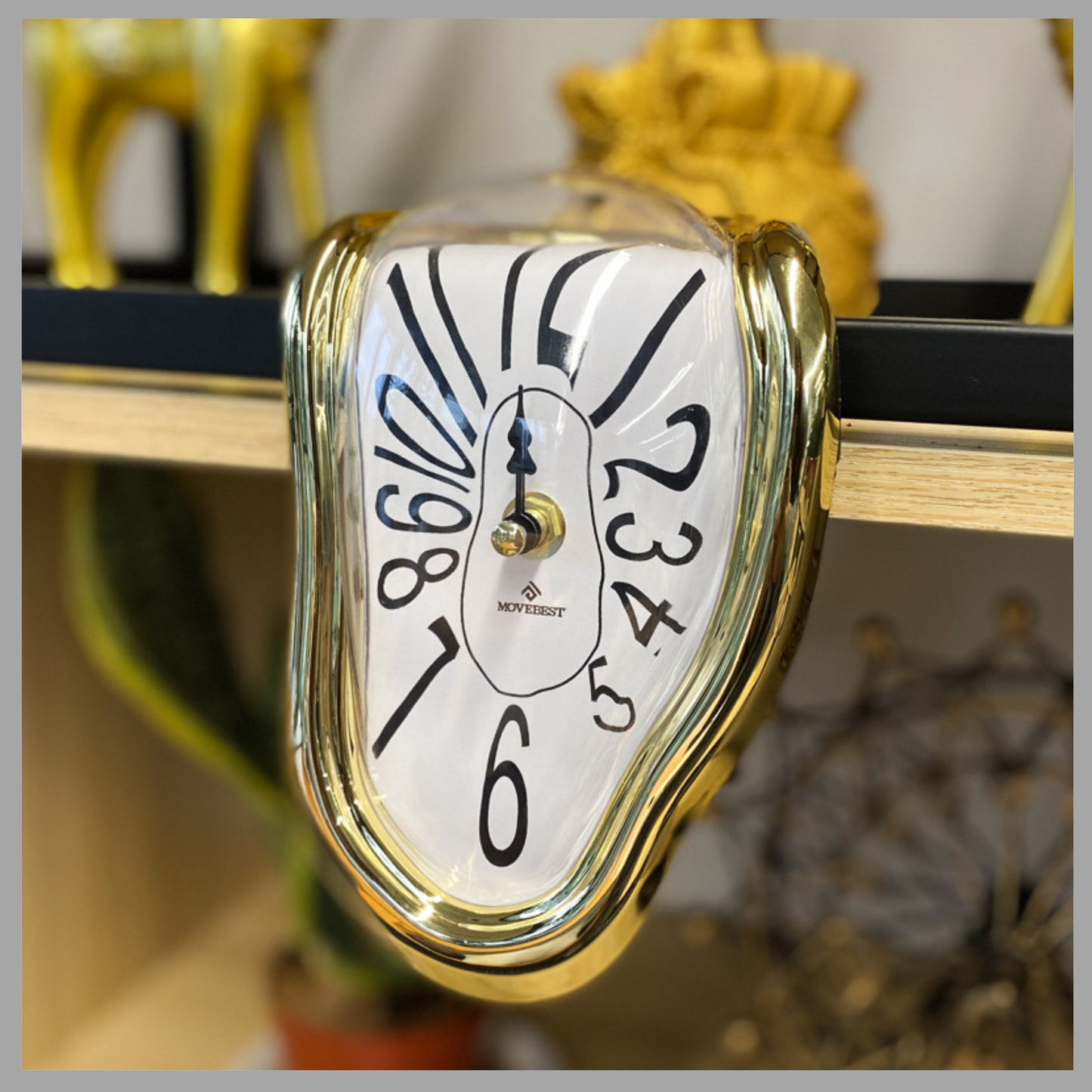 Surreal Melting Wall Clock - Salvador Dali Inspired