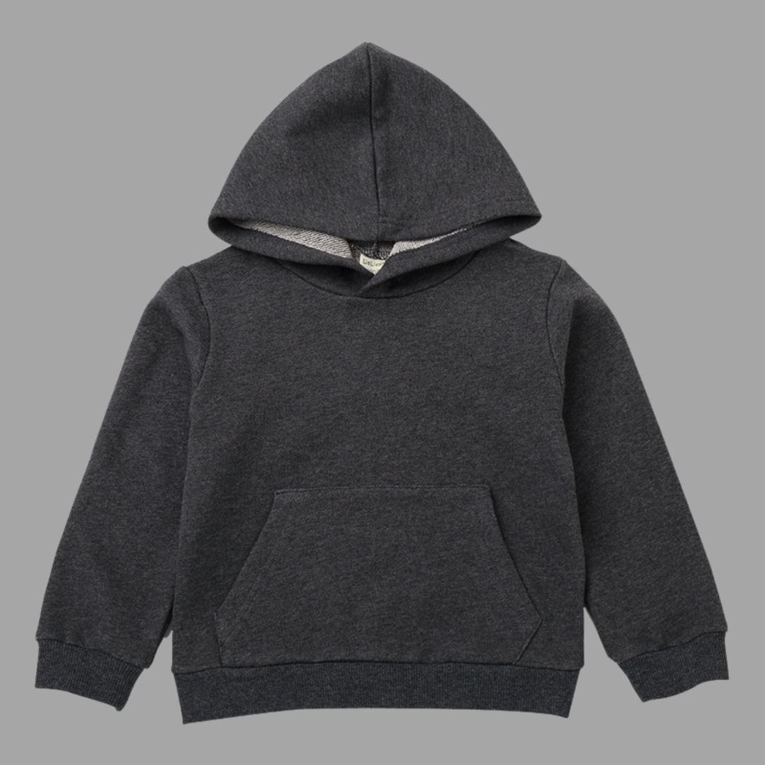 Kids Long-Sleeved Hooded Sweater