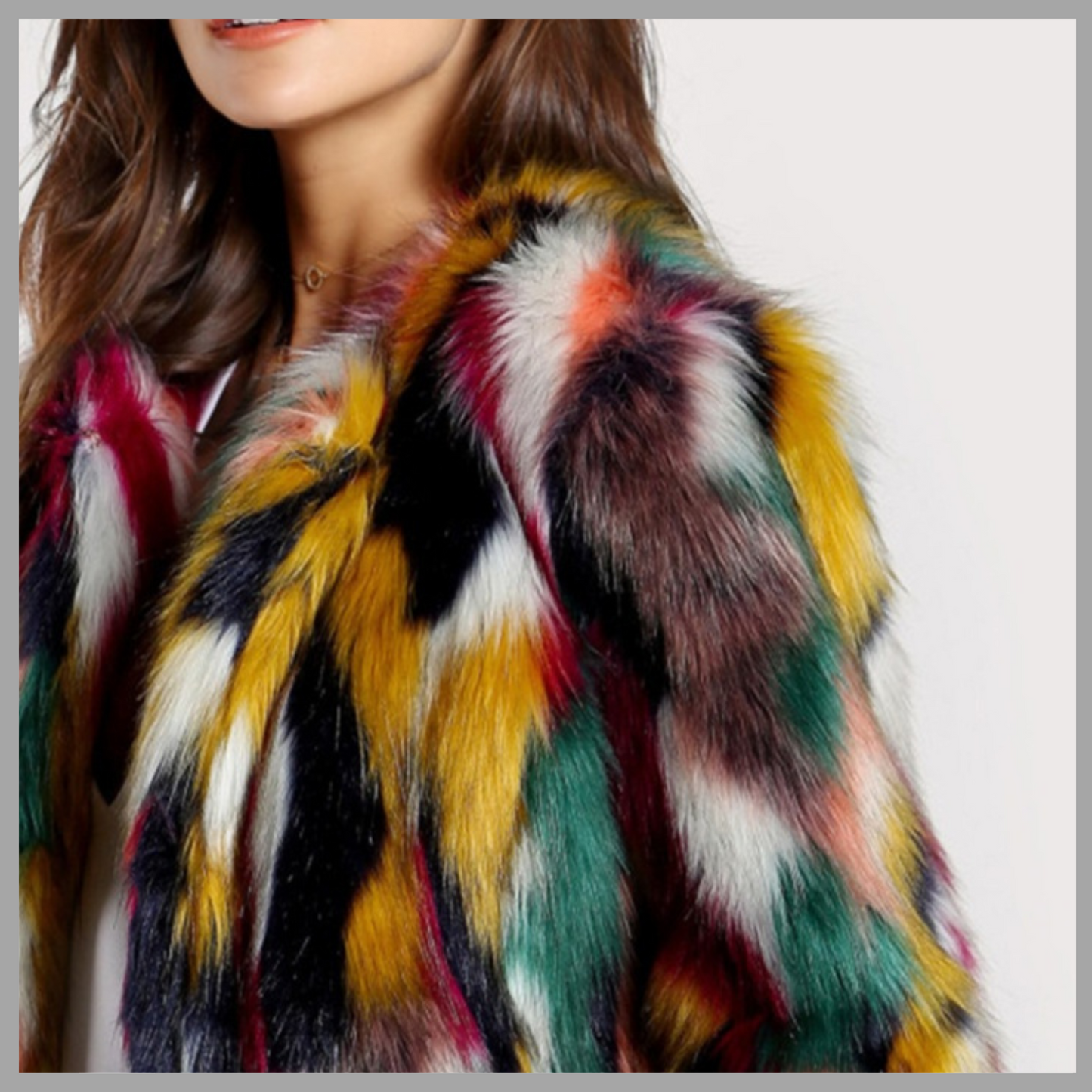 Elegant Women's Faux Fur Coat